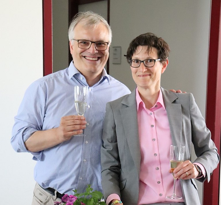 Frank Hochholdinger und Caroline Marcon