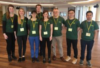 Members of the Hochholdinger lab at the 60th Maize Genetics Conference in Saint-Malo, France.