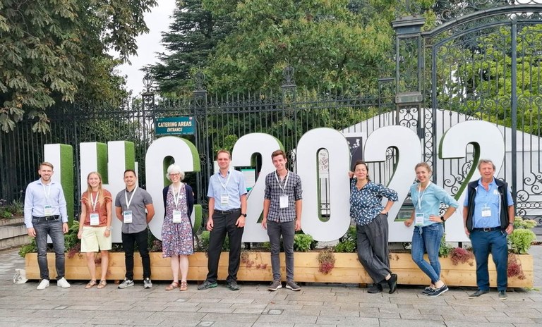 Die HortiBonn-Teilnehmer an dem 31. Internationalen gartenbaulichen Kongress (IHC) in Angers